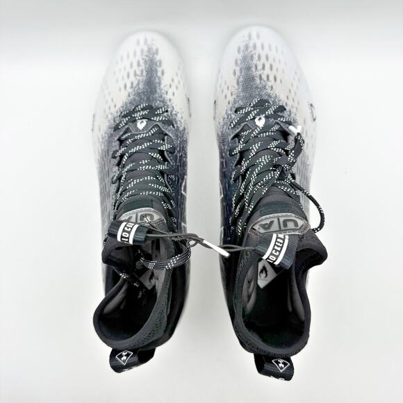 Under Armour Mens Spotlight Lux Mc 2.0 Football Cleats US 10 Black White NWOB - Picture 9 of 12